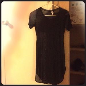 Black see-through Dress
